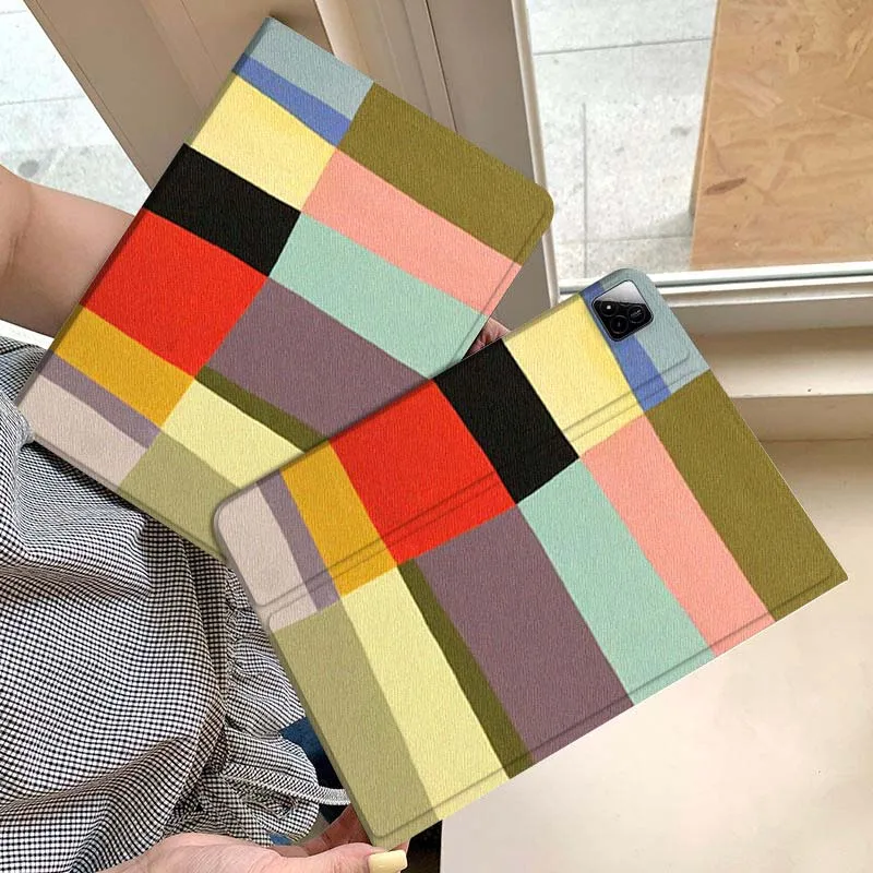 

Cartoon Brush Color Pattern Gift Tablet Case For Xiaomi Redmi Mini Pad SE K 2 4 5 6 7 8 2023 2025 11 8.8 11.2 10.1 Pro