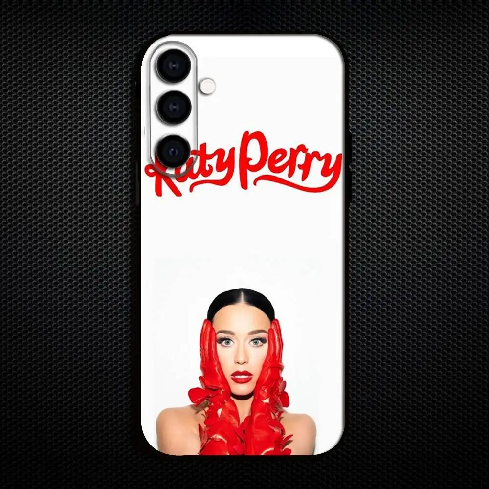 Funda de teléfono K-Katy P-Perry Singer para Samsung Galaxy A73,A72,A71,A70,A53,A52,A51, otras fundas negras suaves