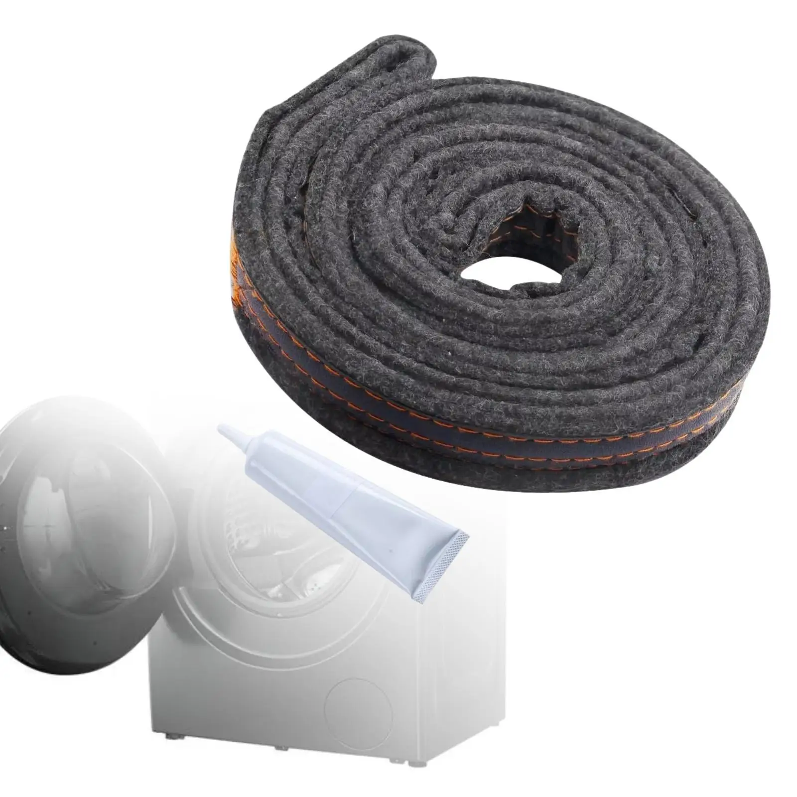 

Universal Dryer Drum Felt Seal Repair Accessory Waterproof Felt Cloth Kit for 280114 W10116343 Easy Mount Replacement