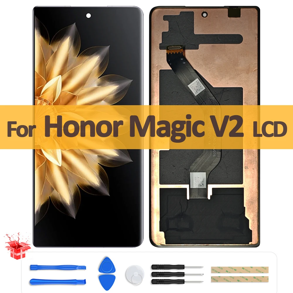 

6.43" Original External Screen For Honor Magic V2 LCD VER-AN10 LCD Display Touch Screen Digital Assembly For Honor MagicV2 LCD