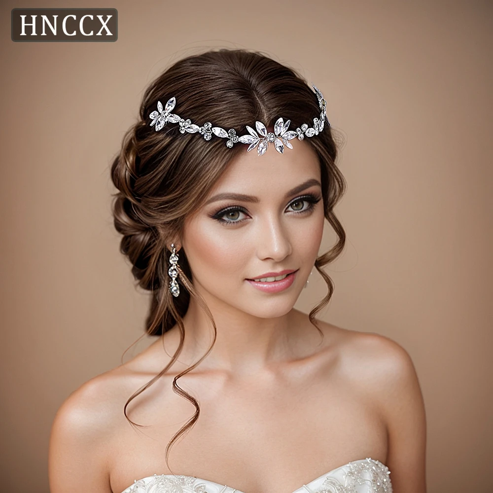 

Bridal Wedding Hair Comb with Rhinestone Handmade Woman Party Hairpiece Bride Headband Jewelry for Woman Bridesmaid CP564