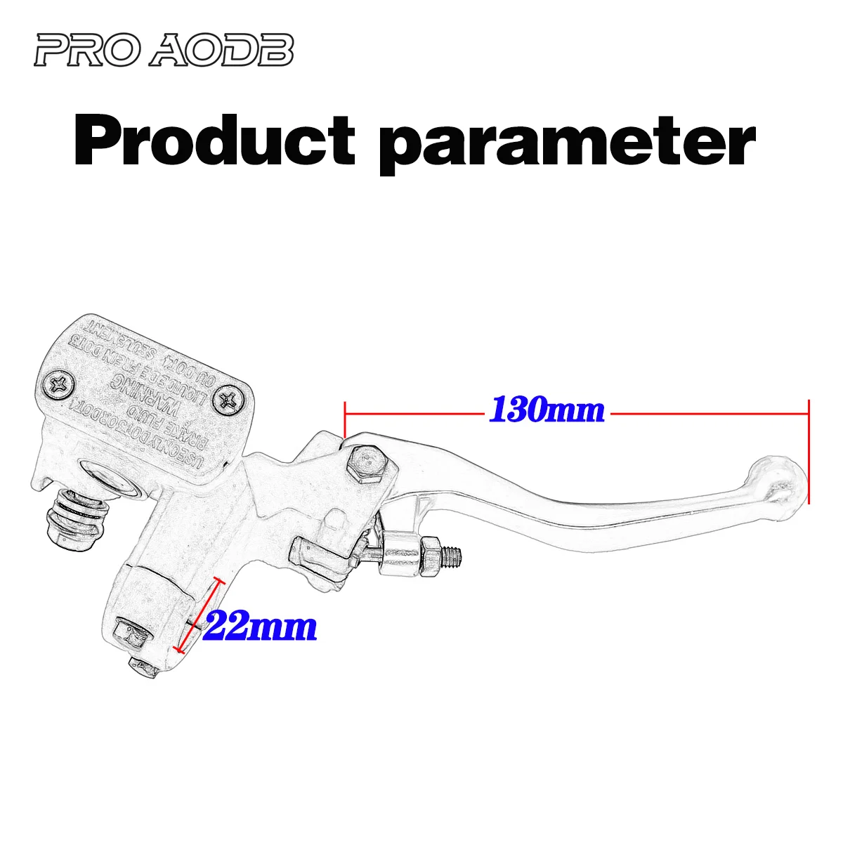 Motorcycle Hydraulic Brake Lever And Clutch Handle Lever For Honda CR CRF 250X 250R 450R 150F 230F 125R 250RX 450RX 125F CRF250F