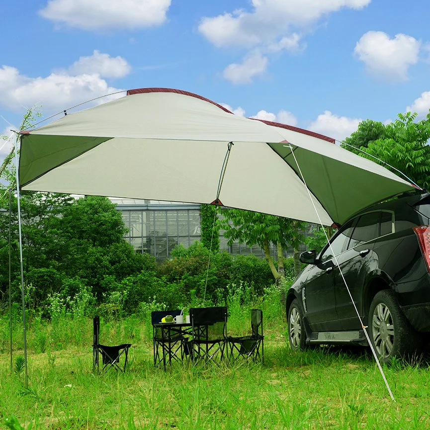 

Portable Waterproof Anti Uv Sunshade Shelter Outdoor Camping Tents Car Side Awning Roof Top Tent