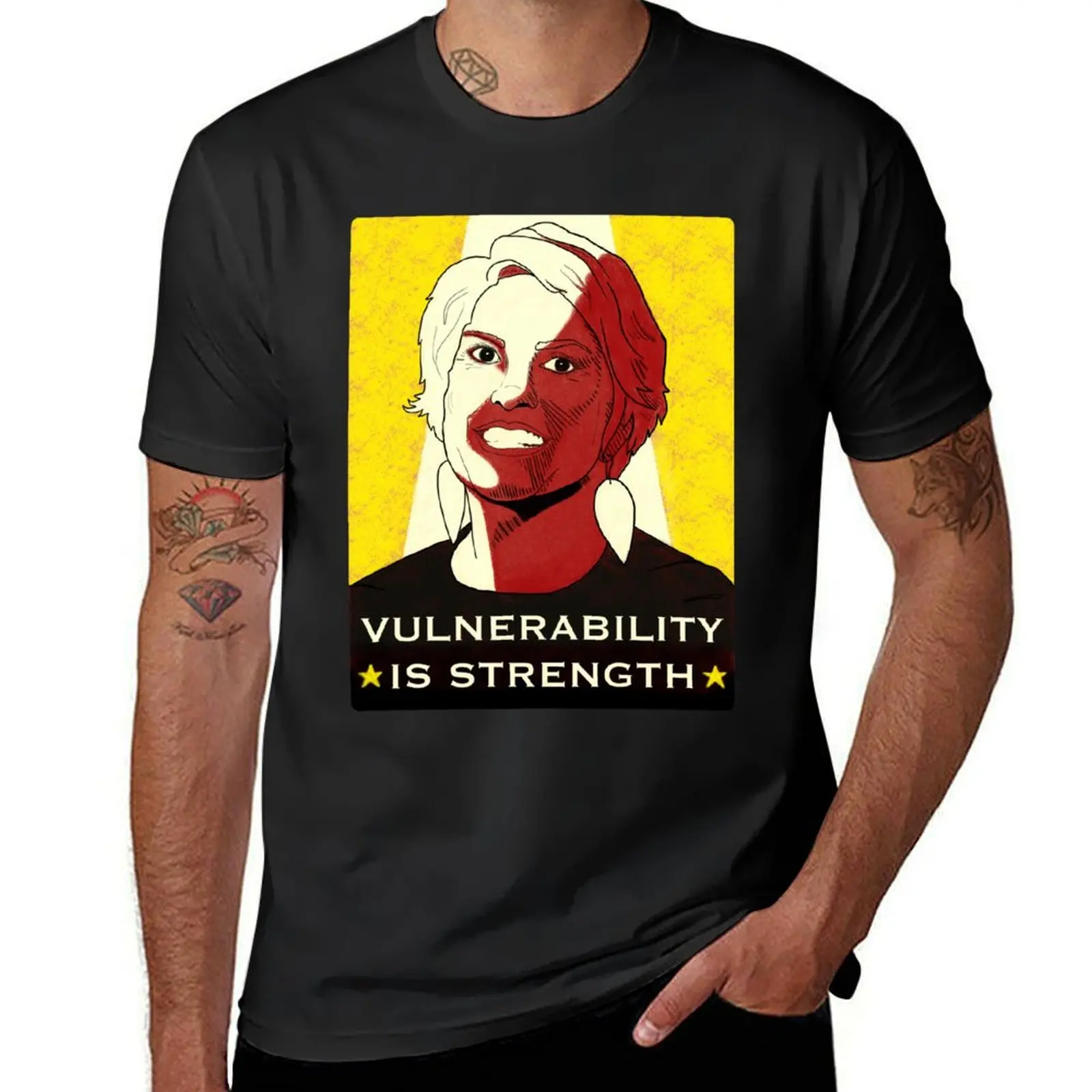 Brené Brown: Vulnerability is Strength T-Shirt customs design your own cute clothes customizeds new edition mens t shirts pack