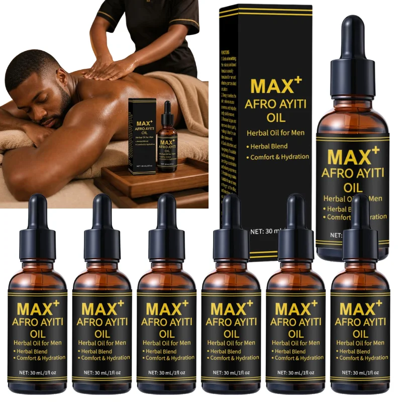 30/60/90ml MAXT AFRO AYITIOIL Herbal Oil for Men Herbal Blend Comfort & Hydration Massage Essence Oil For Man Better Experience