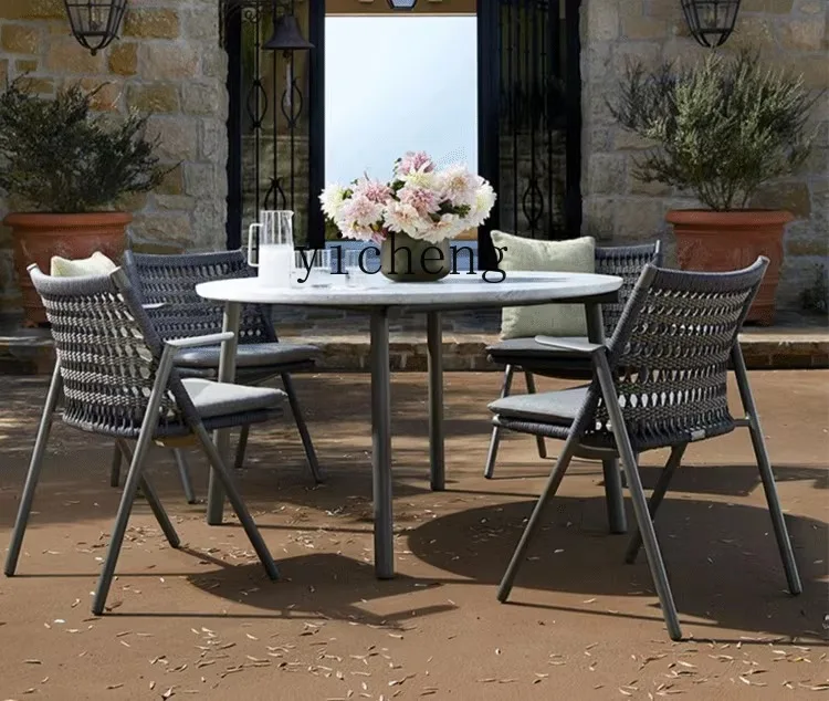 LX Courtyard Combination Open-air Villa Garden Model House Villa Balcony