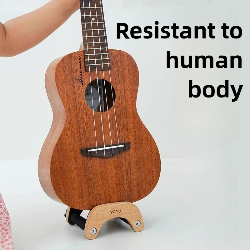 Portable Ukulele Stand Strong Load-bearing Capacity Small Solid Wood Ukulele Stand Lightweight Musical Instrument Stands