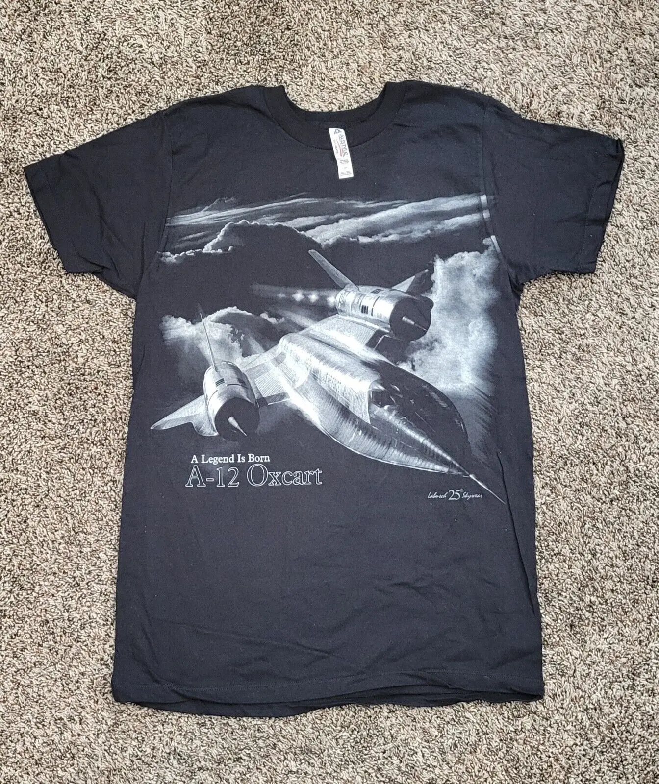 USAF A-12 Oxcart Supersonic Strategic Reconnaissance Aircraft T-Shirt 100% Cotton O-Neck Short Sleeve Summer Casual Mens T-shirt