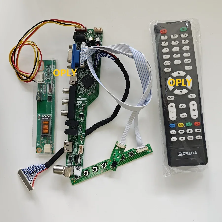 

For 1440x900 Panel 154PW02 V0/V2/V3/V1 USB Controller Board VGA Screen LED AV LCD Remote TV HDMI-compatible Monitor Audio 15.4"