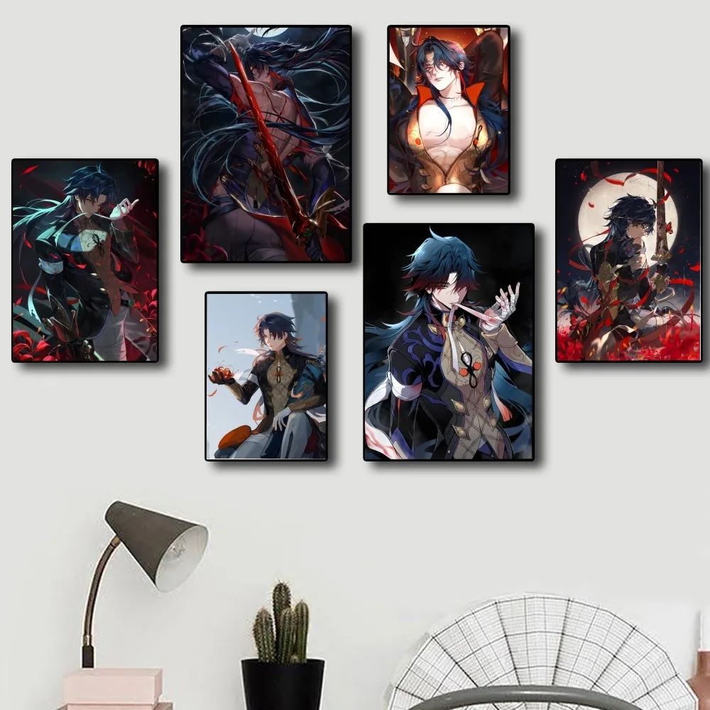 1pc Honkai star Rail Blade Poster Paper Print Home Bedroom Entrance Bar Cafe Art Painting Decoration