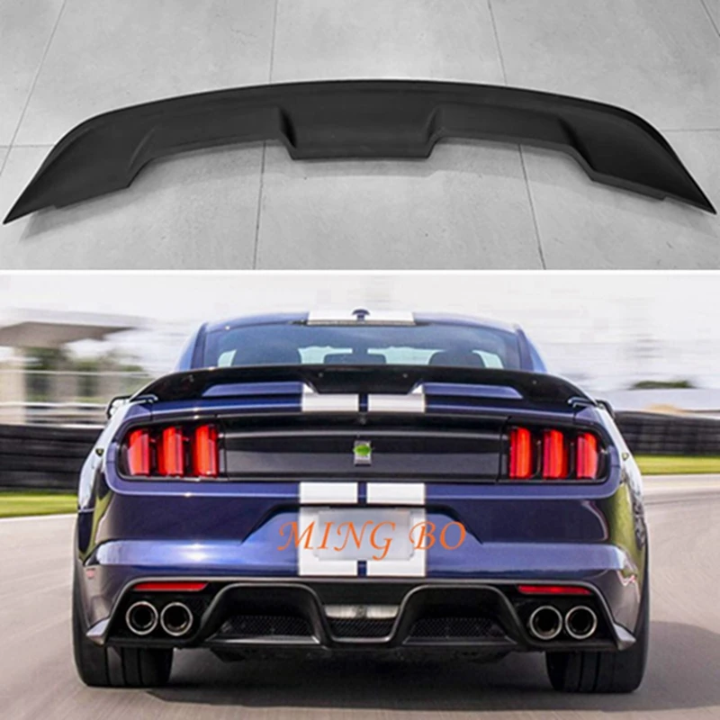 

FOR Ford Mustang 2015 2016 2017 2018 2019 2020 GT500 Carbon fiber black Rear Spoiler Trunk wing