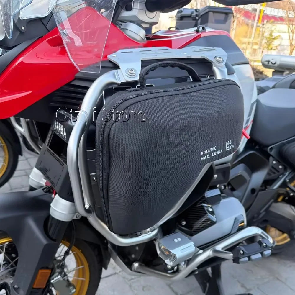 

Radiator Cowl Bags 2026 2025 Motorcycle Accessories Side Fairing Tool Bag 4L For BMW R1300GS Adventure R 1300 GS ADV R1300GSA