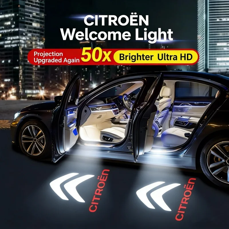 

2 шт. для Citroen C3XR HU83/VA2 Blade CE0536 C4 C2 C5 C6 C4LCACTUS: Проекционные логотипы на двери автомобиля, подсветка-проектор, аксессуары
