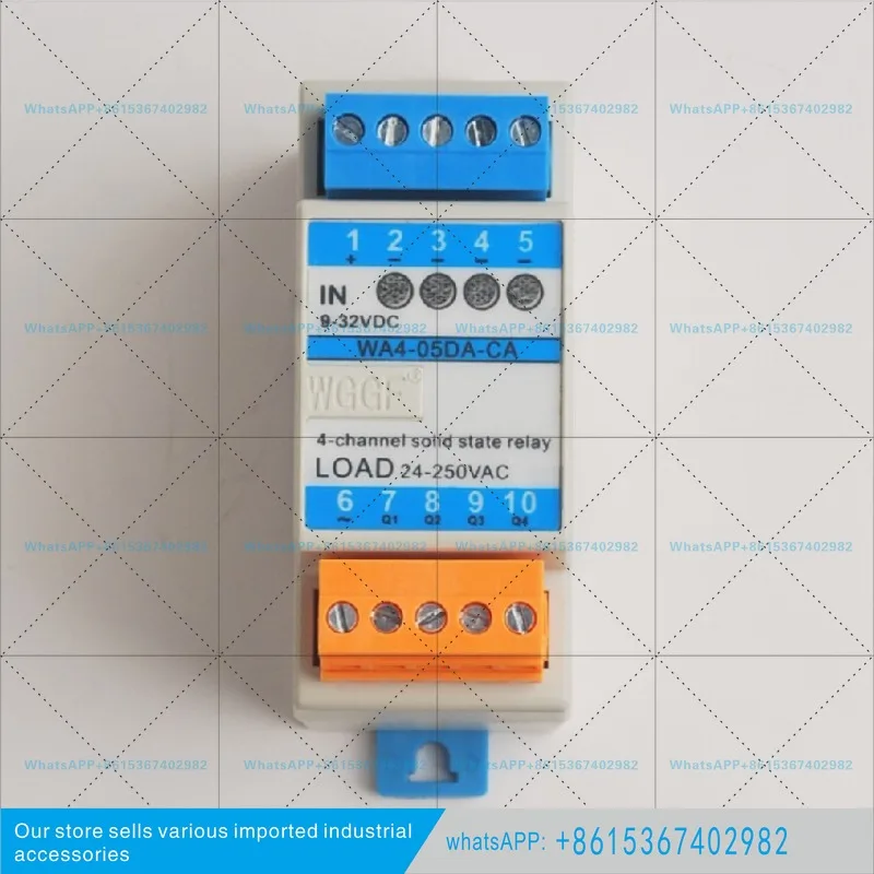 Rail plug-in solid state relay WA4-05DA-CA solid state relay, DC controlled AC