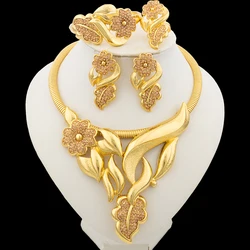 Nigerian Jewelry Sets 2025 Brazilian Jewelry Set Luxury High Quality for Woman Zirconia Jewelry Set African Wedding Jewelry
