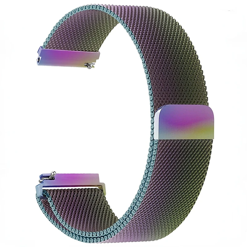 สายนาฬิกามิลานสำหรับ Samsung Watch 5/4/3 Active 2 /amazfit gts/gtr สายรัดข้อมือโลหะ HUAWEI WATCH 3 /GT3-2 Pro 22มม. 20มม.