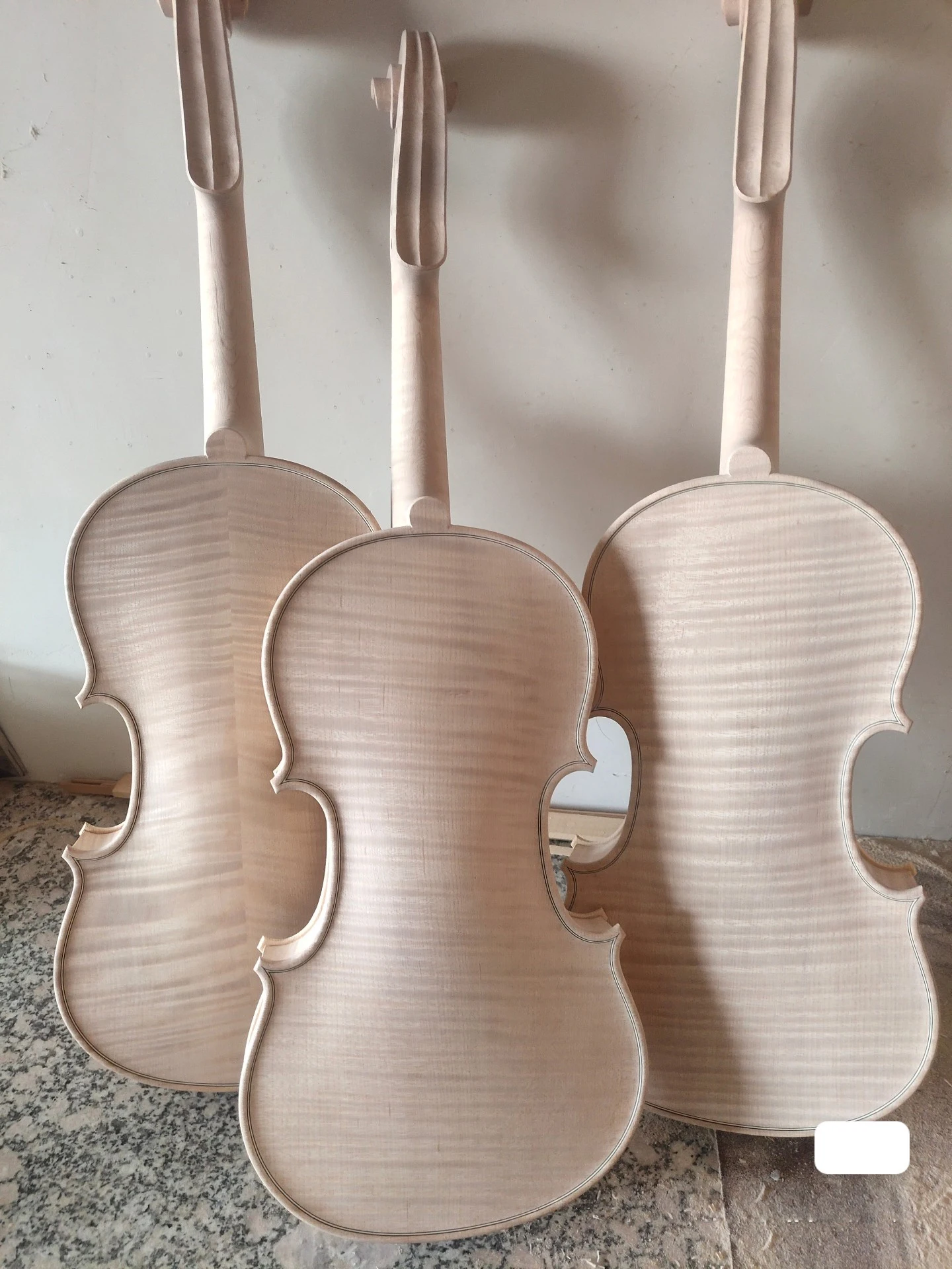 

Professional A+ Maple violin white embryo unfinished white maple wood violin 4/4 3/4 1/2 1/4 solid wood DIY white violino