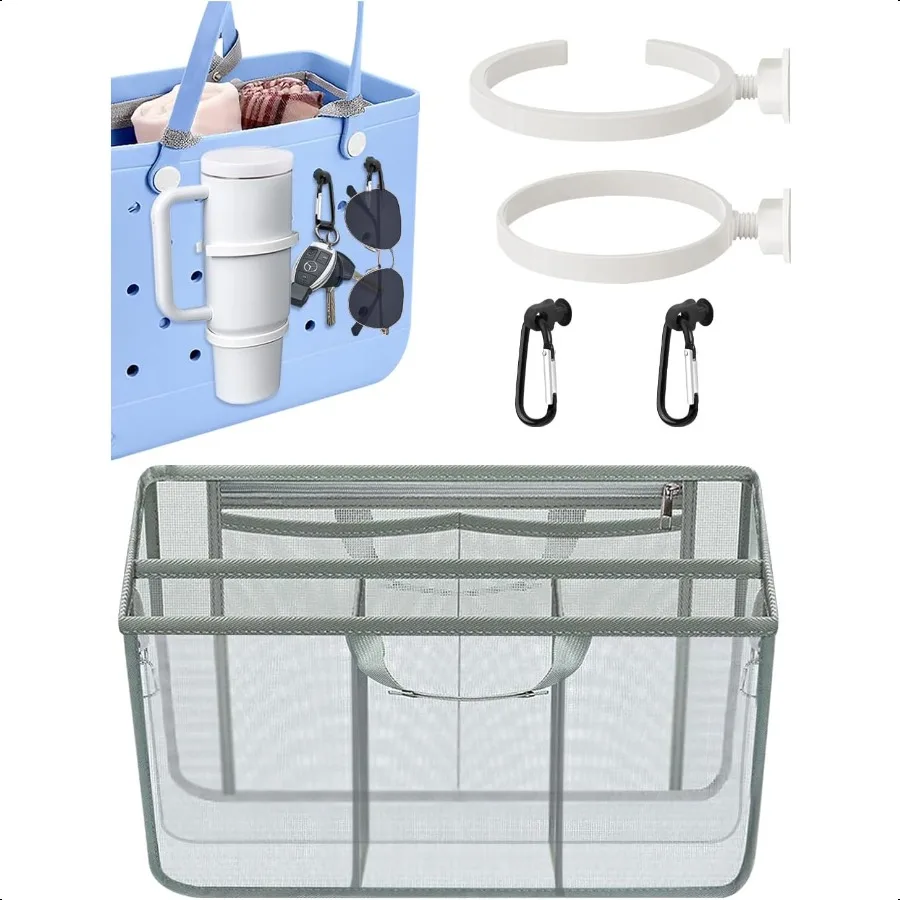 

Cup Holder Accories For Drink Holder Beach Bag Organizer Insert Compatible With Bogg Bag large size