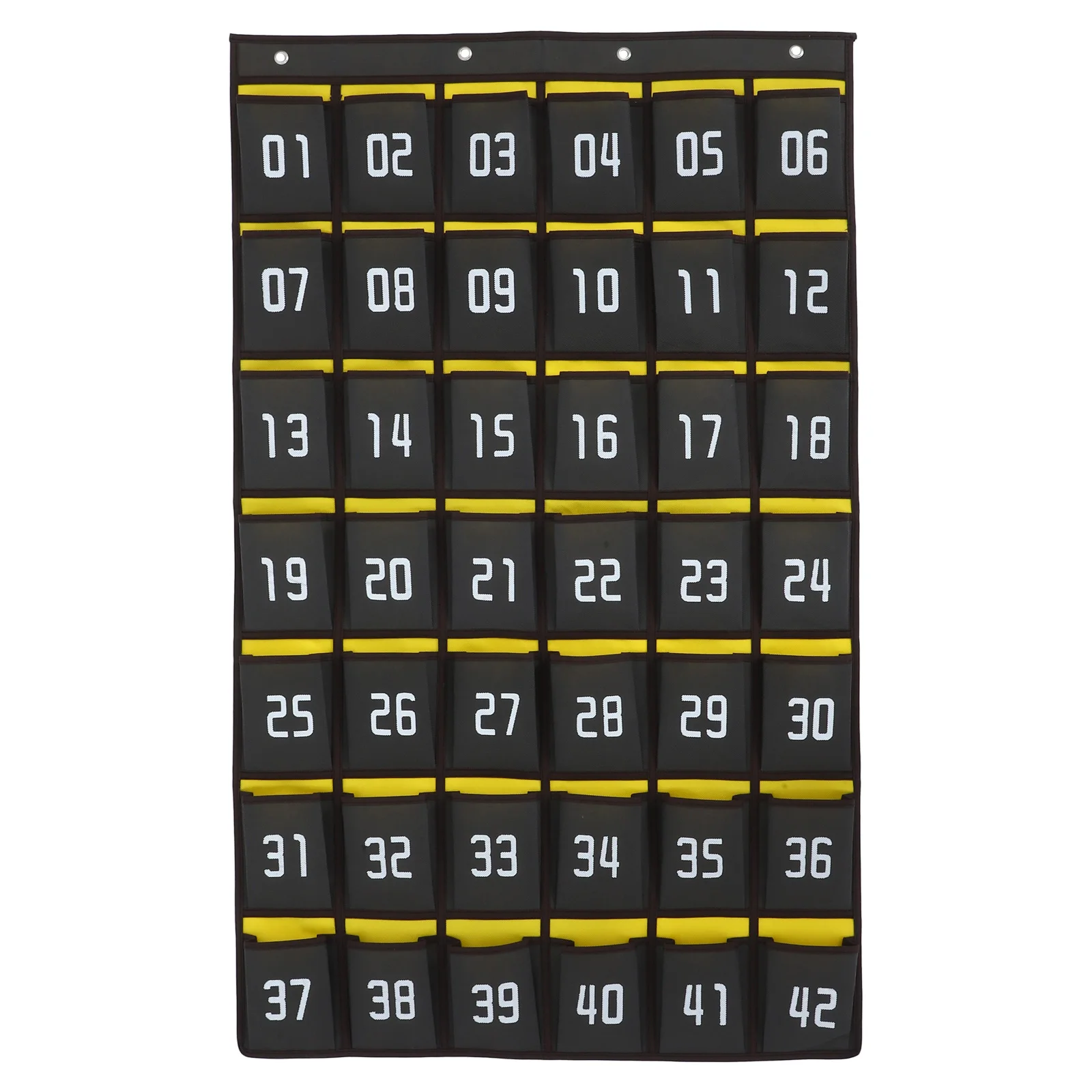 

Debris Storage Bag Cell Phone Numbered Organizer Hanging Pouch Wall Mount Pocket Chart Non-Woven Fabric Thicker Hanging