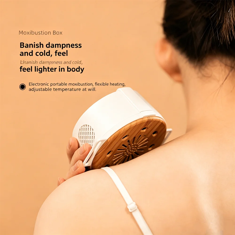 Household portable USB charging health moxibustion instrument smokeless intelligent strap