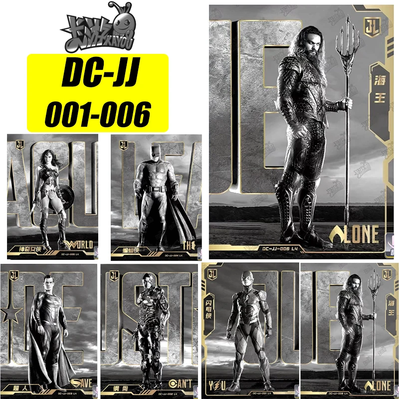 

Kayou DC-JJ 1~6 Series DC Comics Victor Stone The Flash Aquaman Christmas Birthday Gift Game Toys Rare Collection Card