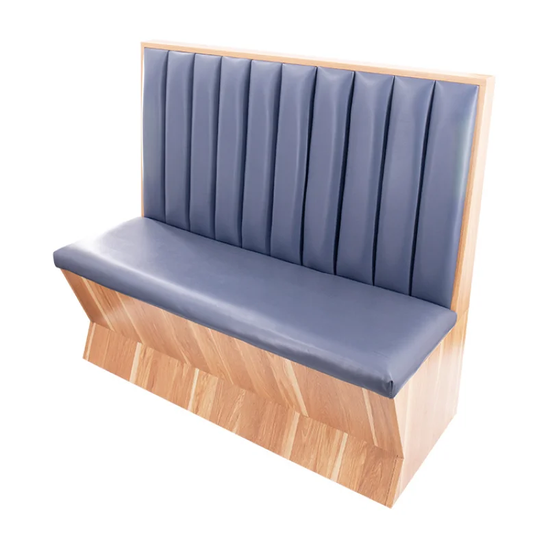 custom.Commercial Modern Luxury Furniture Single Side Coffee Wooden Bar Sofa Restaurant Seating Booth
