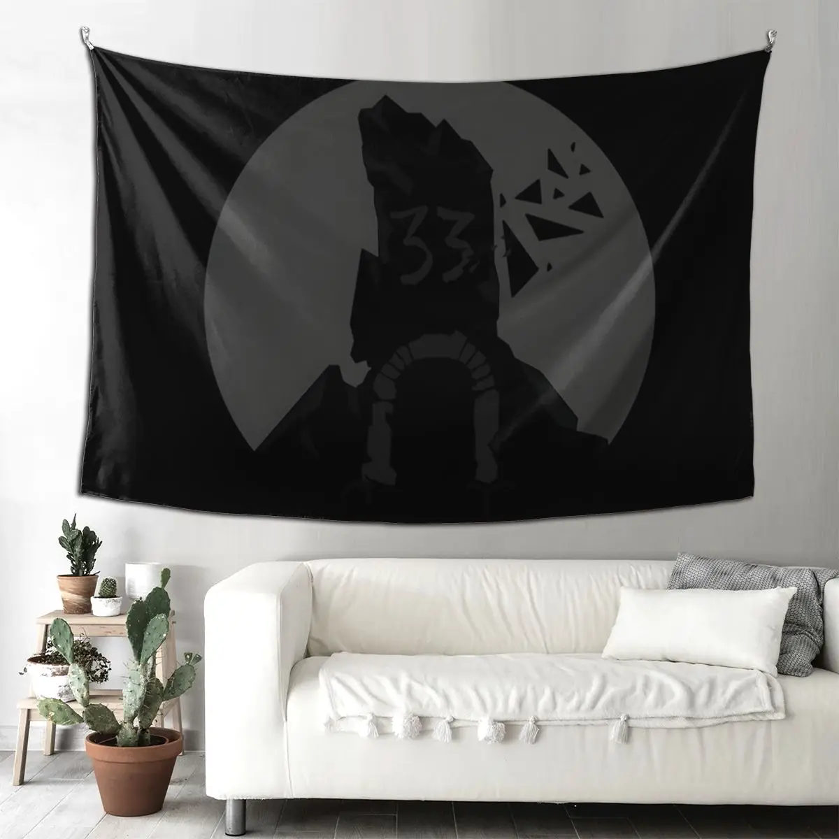 

Гобелен Clair Obscur Expedition 33, хиппи, настенный эстетический домашний декор, гобелены для гостиной, спальни, общежития