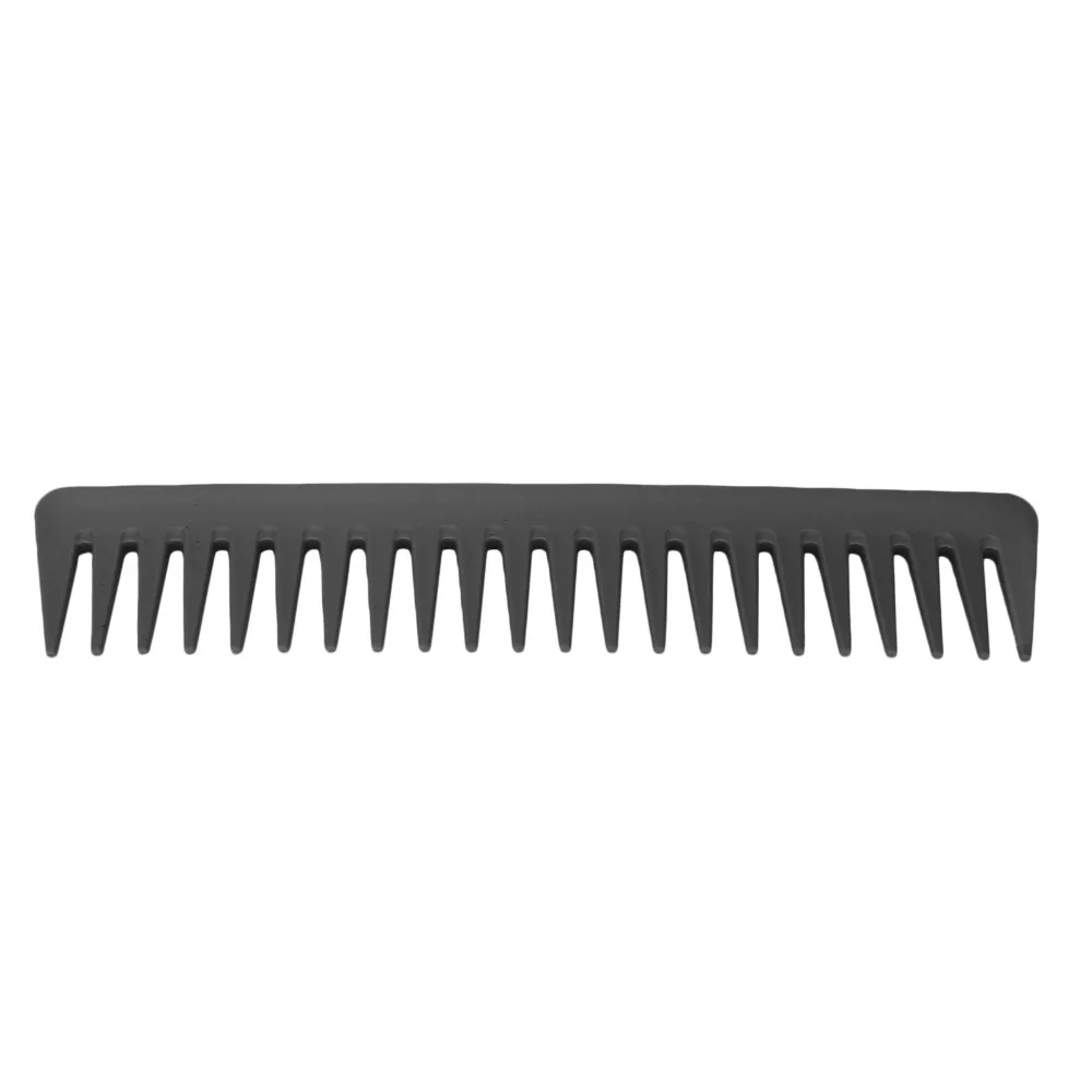2PCS Plastic Wide Tooth Comb Slick Back Brush Thick Curly Wet Texture Detangling Comb Hair Styling Tool For Greasy Hair