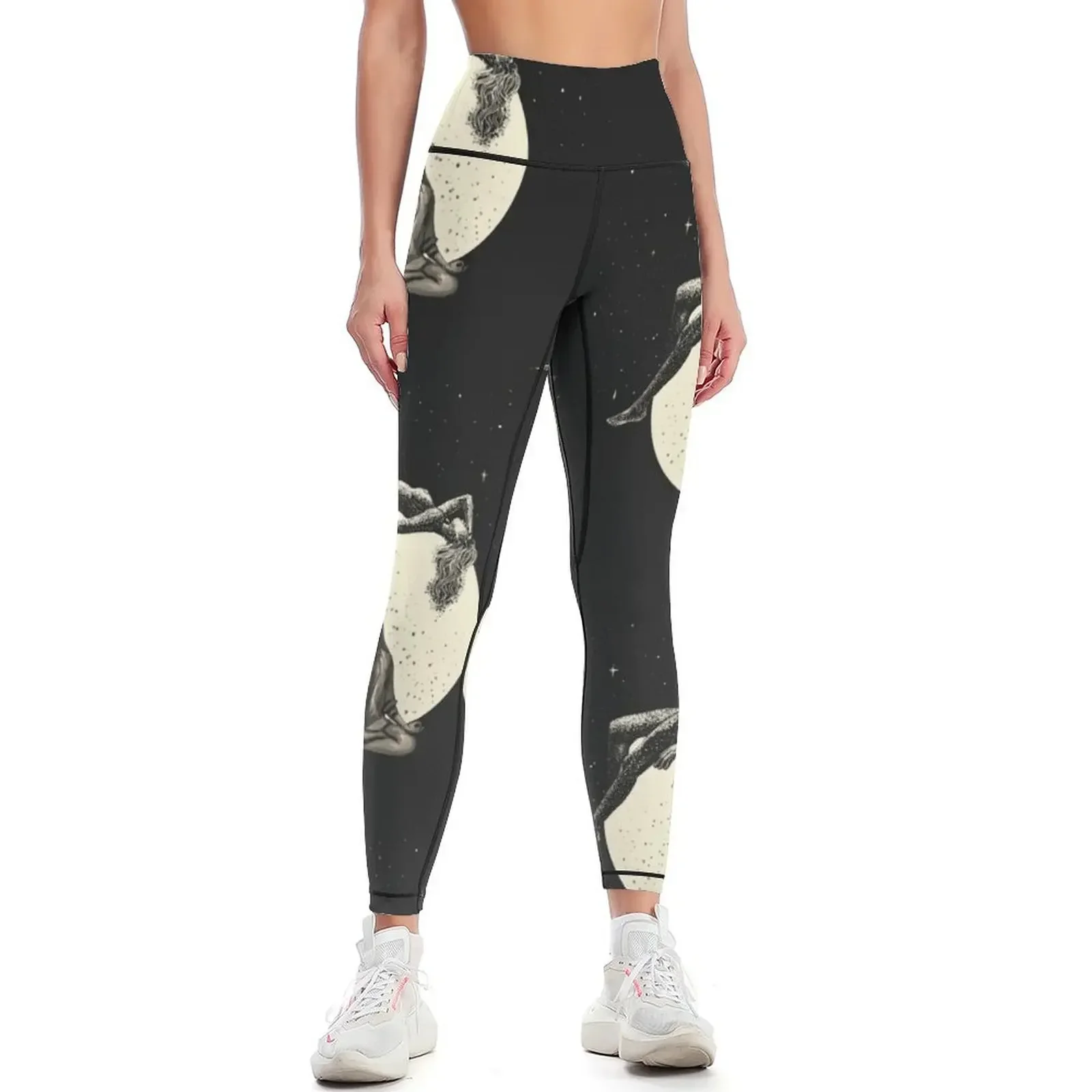 

Lunar Meditation Leggings push up fitness push up tights for legging pants raises butt Sweatpants Womens Leggings