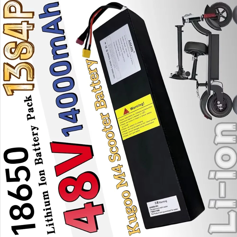 

For Kugoo M4/ M4 Pro Electric Scooter 48V battery 21000mAH for Kugoo Kirin M4 Pro, 18650 13S6P battery pack
