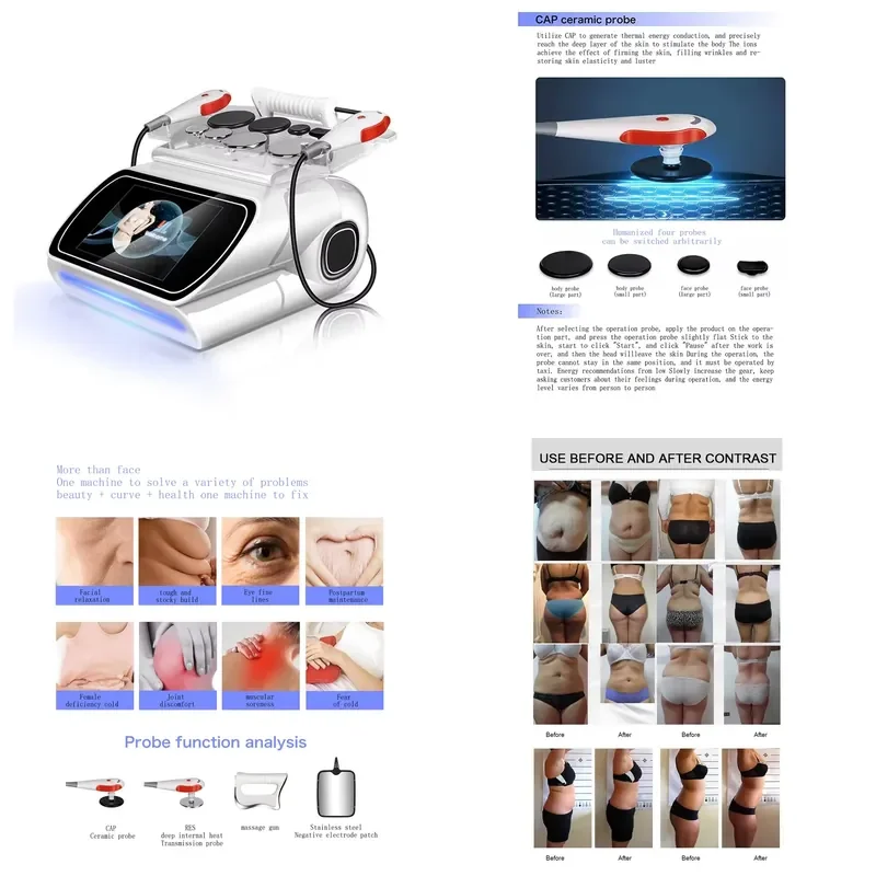 for 2026 448kHz Micro Current Stimulation Muscle Electrothermal Physiotherapy Machine Skin Deep Health Care Pain Relief