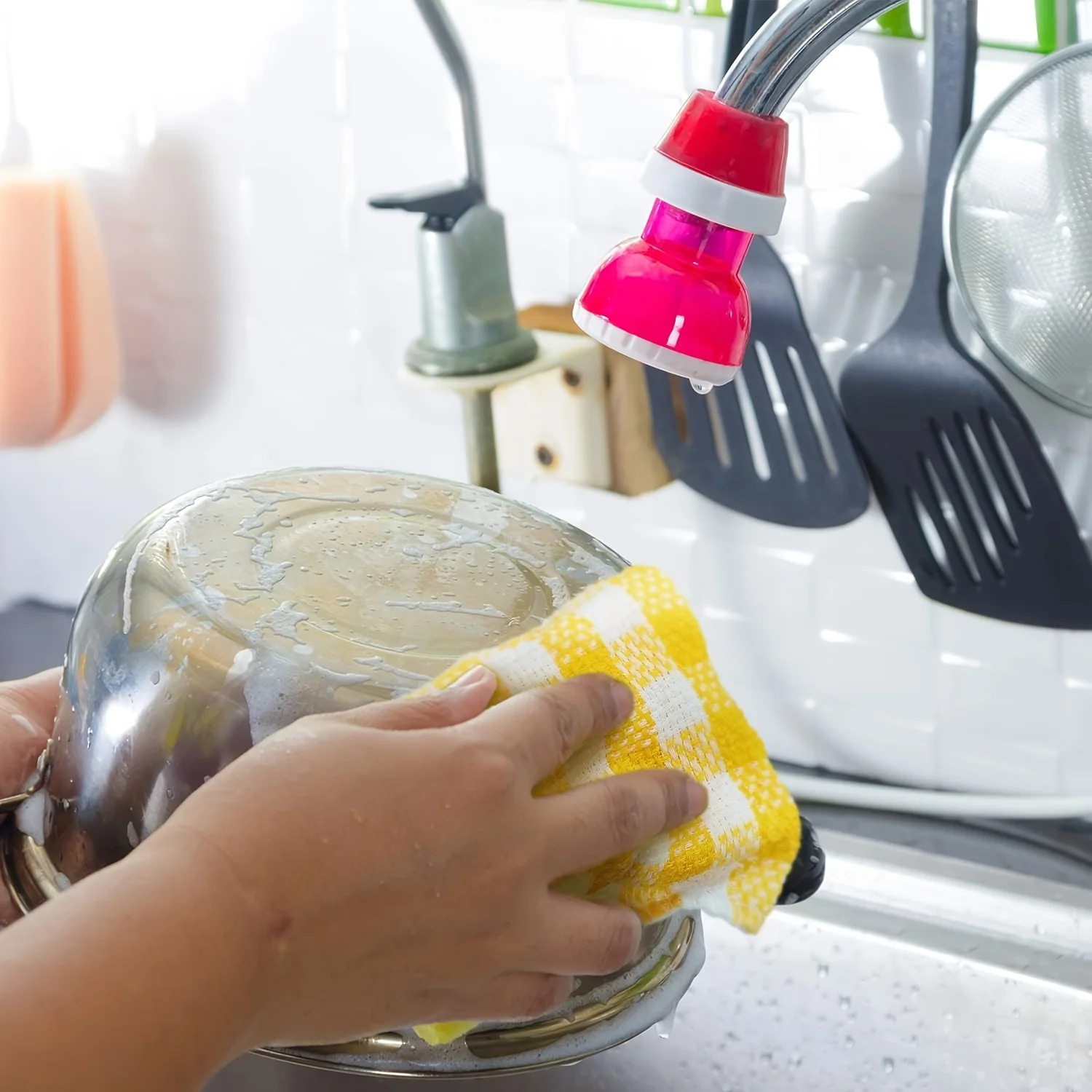 10/5 Pieces in Random Colors, Quick-Drying Dish Towels, Quick-Drying Absorbent Space-Themed Waffle-Patterned Dish Towels, Multi-Purpose Cleaning and Drying Cloths, Bright Colors, Polyester Fabric, Suitable for Kitchen,