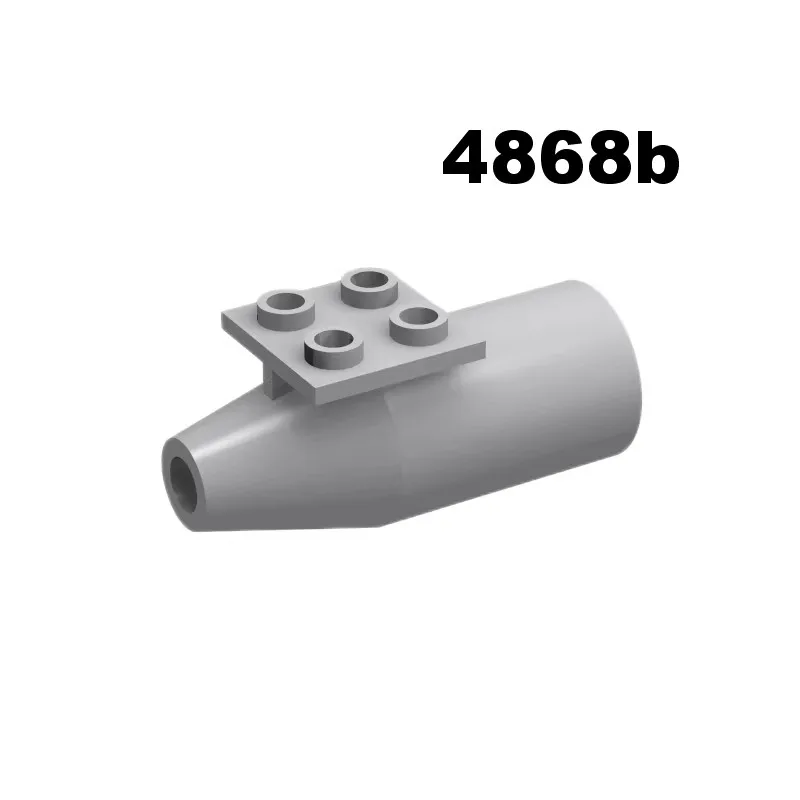 1pcs Building block part 4868b compatible with 2x2 board aircraft engine diffuser
