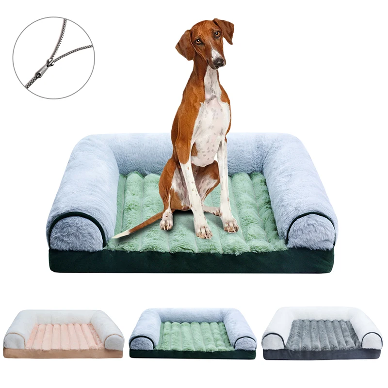 

Pet Dog The New Sofa Soft Sponge Mat Kennel Square Kennel Deep Sleep Breathable Blanket Pet Bed For Small Medium Dogs Pet Suppl