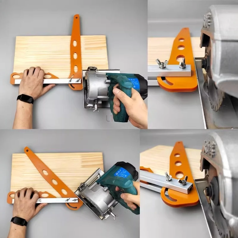 Règle d'angle de réglage multifonctionnelle, outil de mesure spécial nécessaire pour un marquage précis, le positionnement et la coupe de la menuiserie