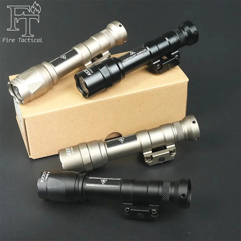 Tactical M600C M600B M300C M300B Scout Light Rifle Flashlight LED Hunting Lamp with Momentary Pressure Pad Switch