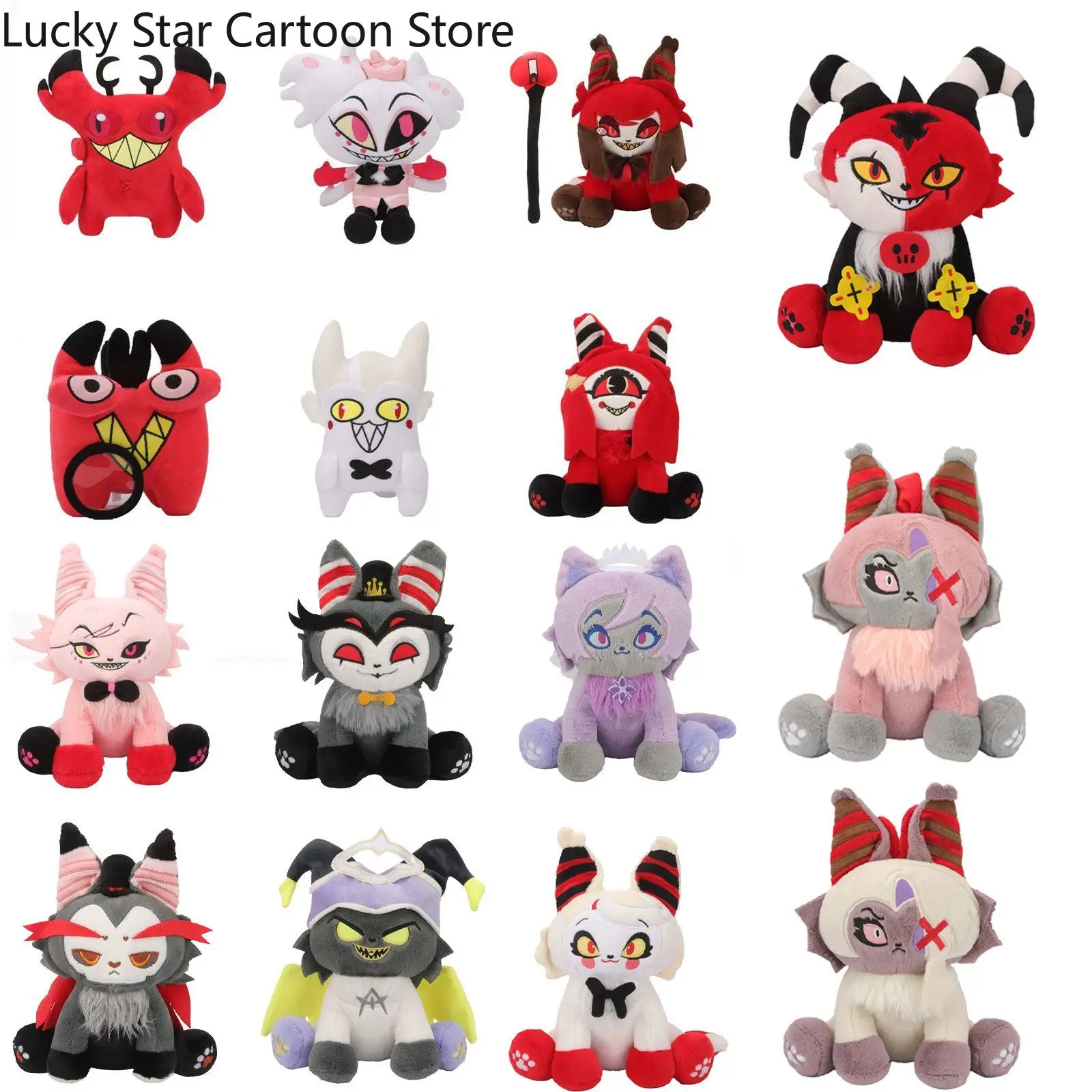 

Halloween Anime No attributes Cosplay Cartoon Sitting Position Cushion Fluffy Puppet Plaything Throw Pillow Maumet Mascot Gift