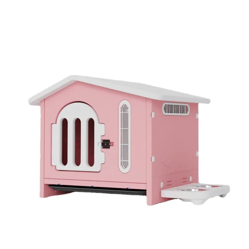 

Dog House Indoor and Outdoor Kennel All Seasons Plastic Cage Household Villa Pet House