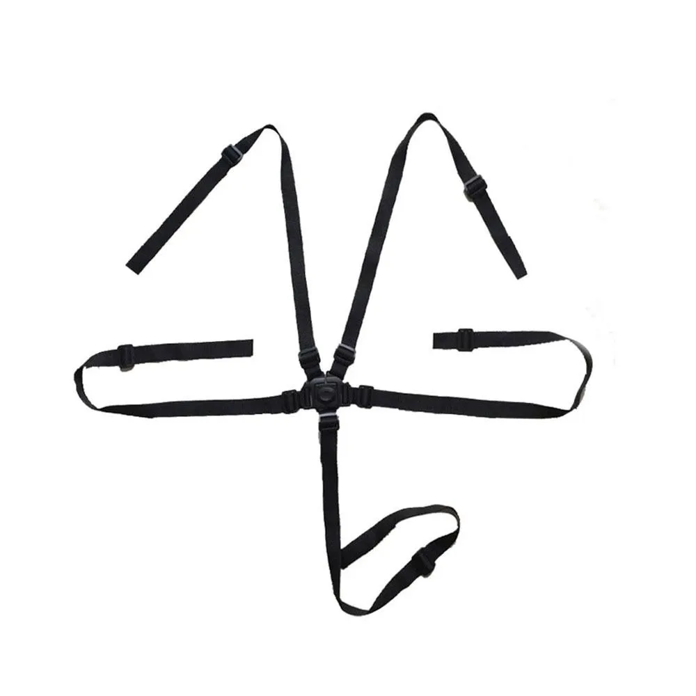 

Durable Pram Buggy 5 Point Harness High Chair Seat Belts Safe Belt For Stroller