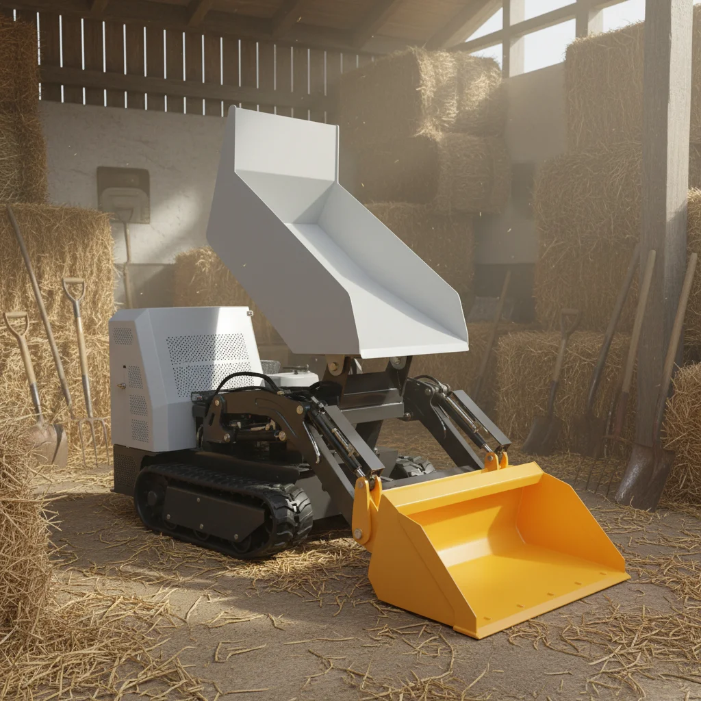 

1-5T Self Unloading Crawler Transporter Hydraulic Dumping Track Carrier Engineering Farm Crawler Dumper