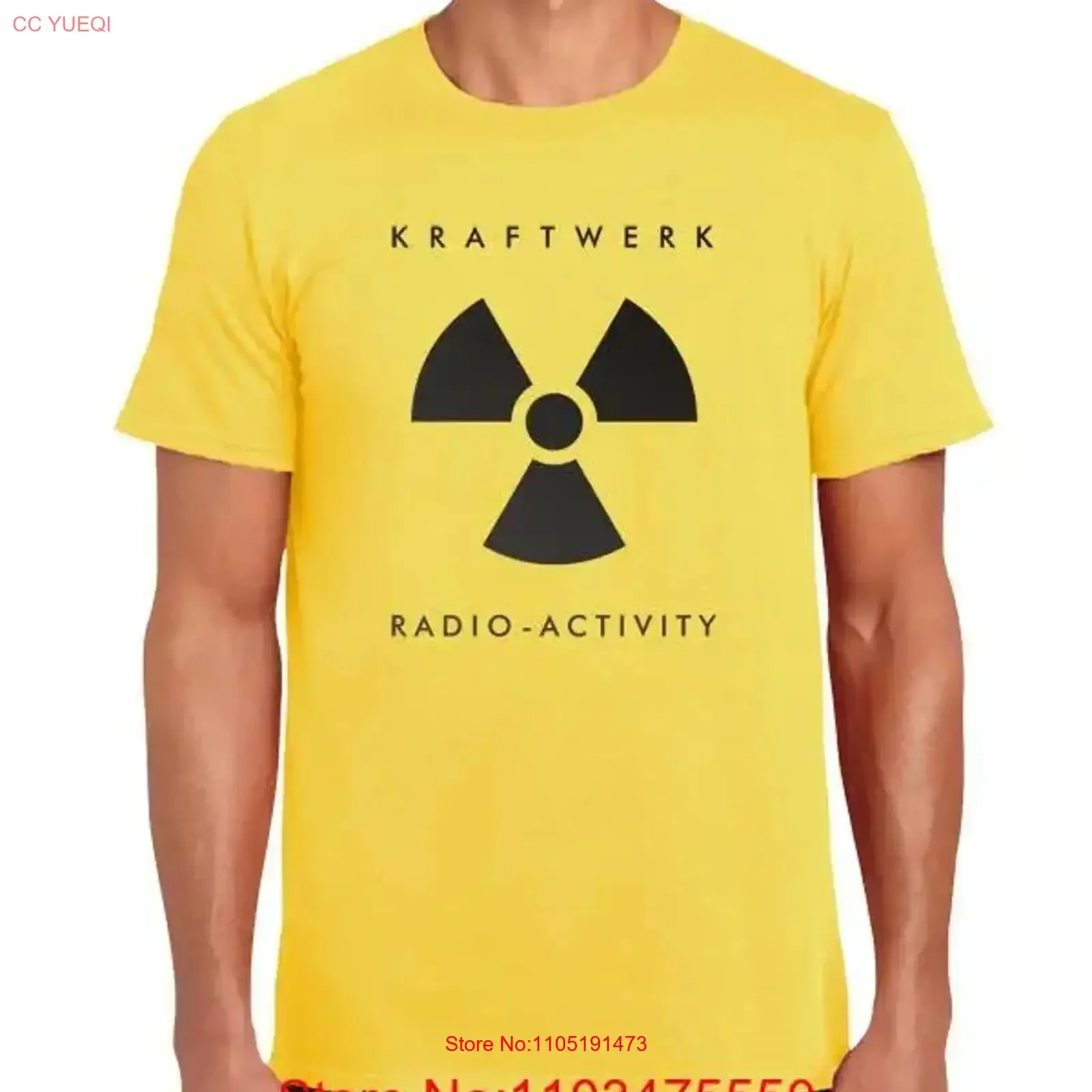 Kraftwerk Radioactivity Krautrock Germany Fan Made Retro T Shirt vintage Washed Top For Everyday Wear graphic Unisex streetwear