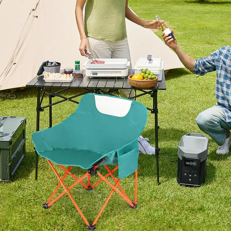 Compact Camping Chair Portable Outdoor Camp Chair Compact Garden Lounge Fishing Seat For Outdoor Adventures