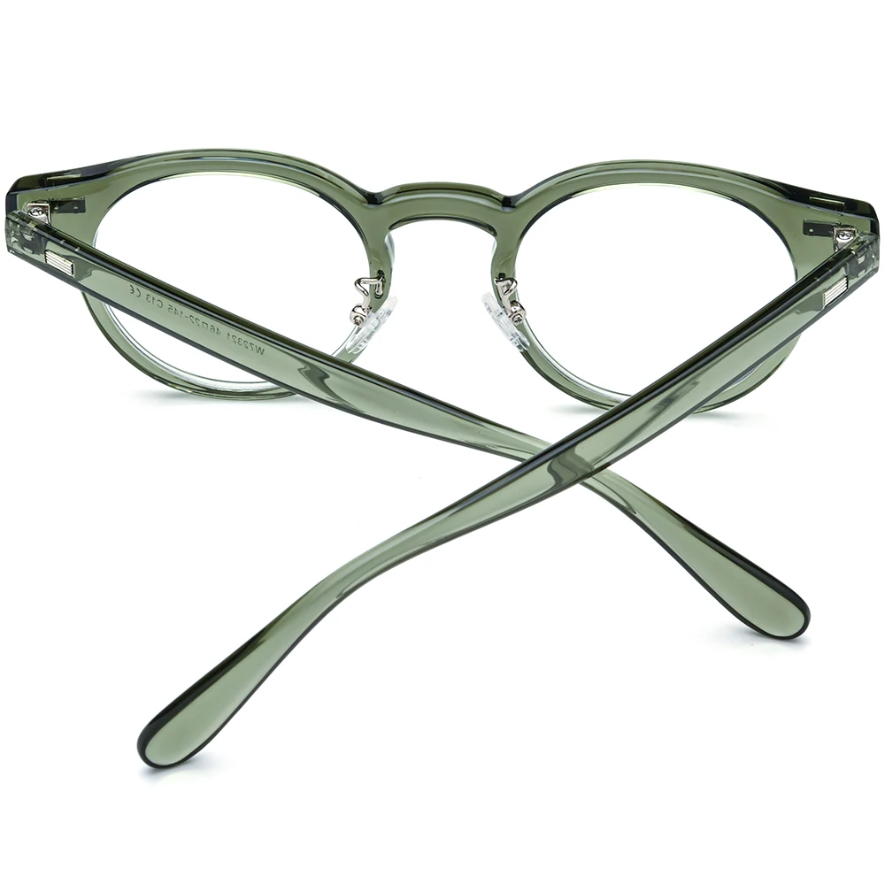 Bingkai Kacamata NIANZHEN TR90 Wanita 2025 Desain Oval Merk Kacamata Pria Ultraringan Retro Vintage Kacamata 72321