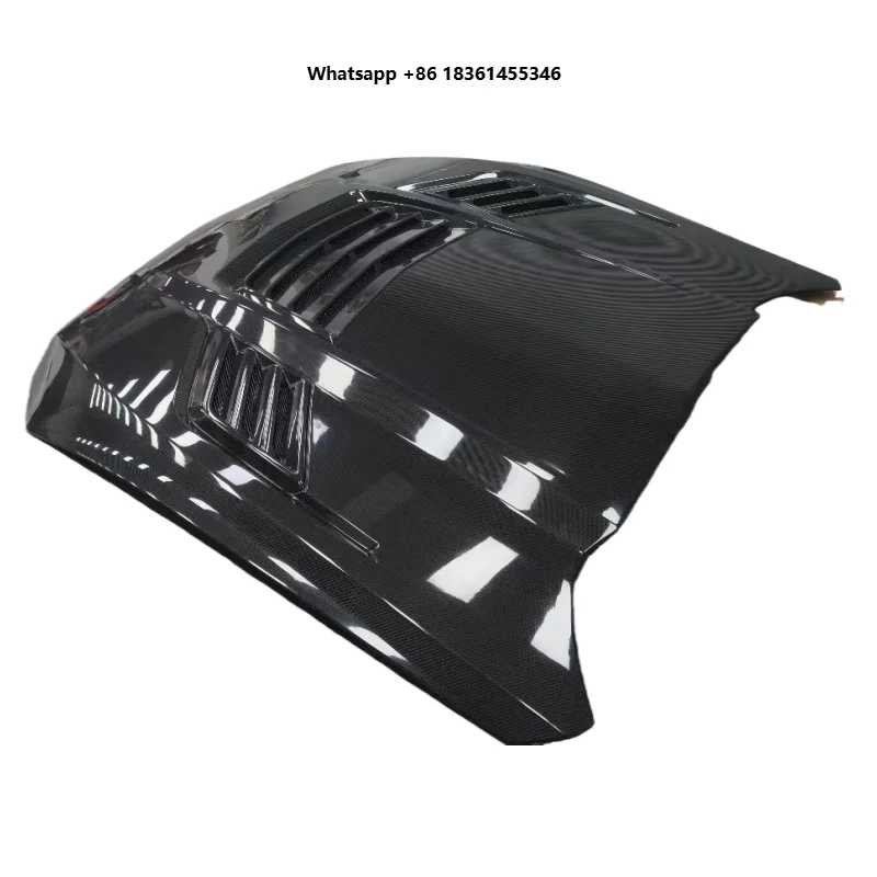 

For Mustang GTD 2024+upgraded ST Style Carbon Fiber Engine Hood, High-quality 3k Carbon Fiber Kit Engine Hood