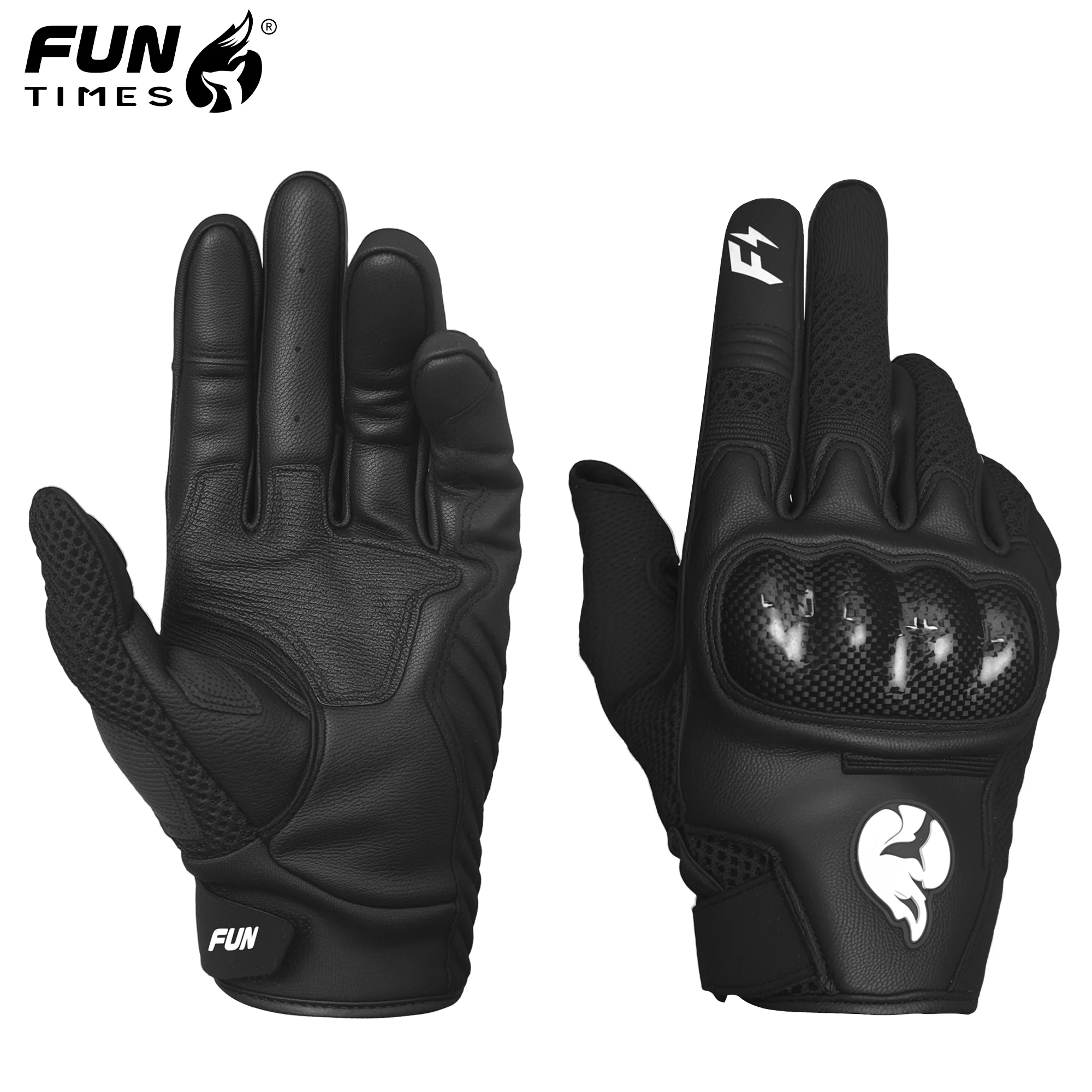 

FUNTIMES New tricolor motorcycle riding gloves, outdoor sports gloves for motorcycles and bicycles
