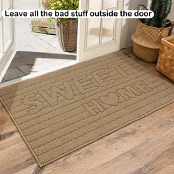 Entrance mat，Foot pad，Home decoration，Absorb water，Anti-slip and wear-resistant，Kitchen bathroom，Rectangular carpet，door rug