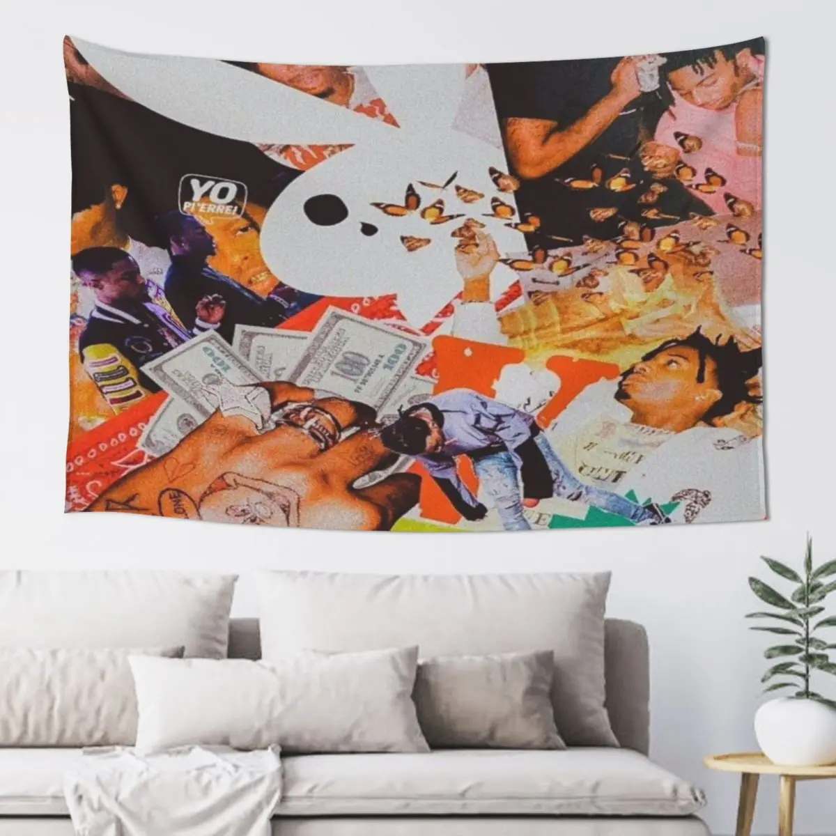 

Rap Playboii Carti Wall Tapestry Room Decor For Girls Anime Decor House Decorations Decoration Aesthetic Tapestry