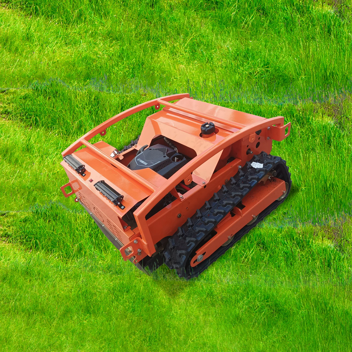 Remote Control Mower Lawn  Garden Crawler Grass Cutter Gasoline  Mover