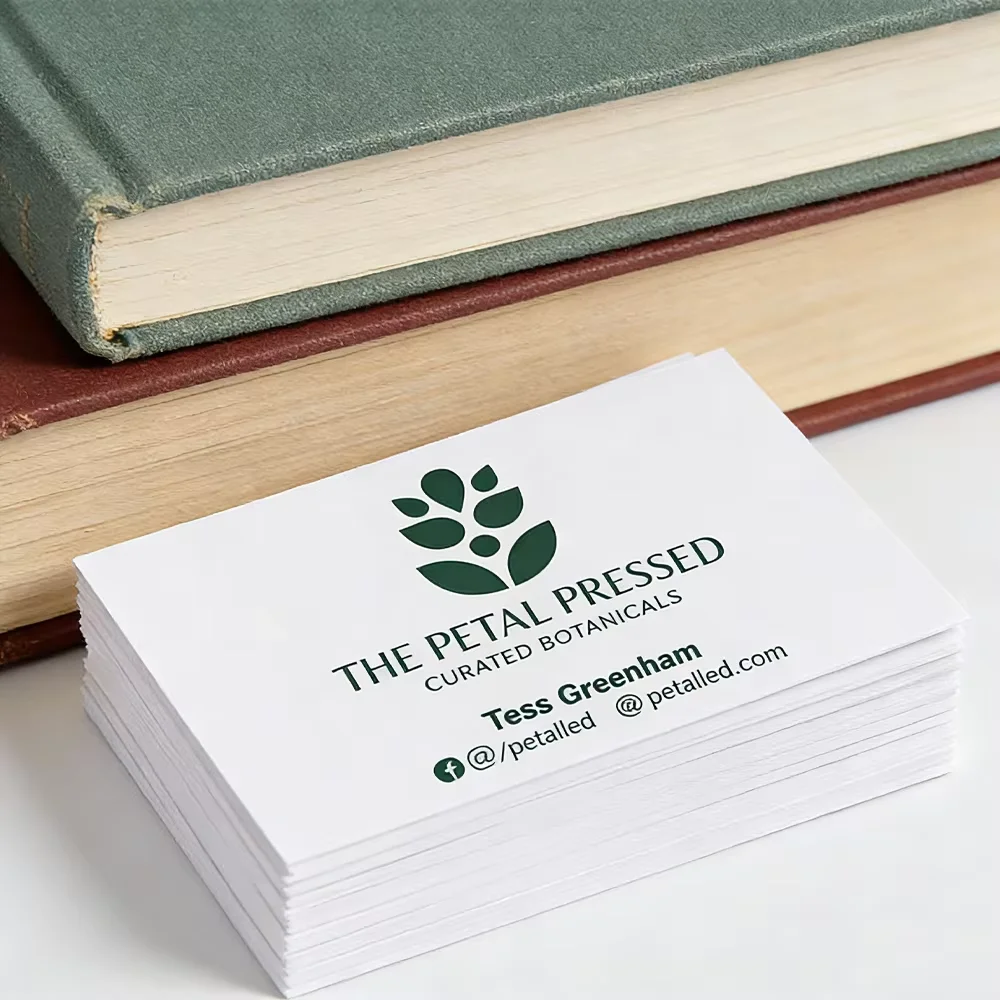 20/50/100/200PCS Customized Printing Business Cards Free Design Art Paper Personalized Gift Cards Thank You Card