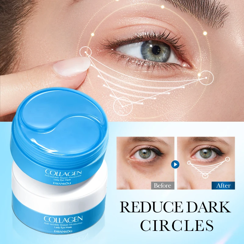 

FAYANKOU Collagen Anti Wrinkle Repair Moisturizing Eye Mask Patch Anti Dark Circles Eye Bag Eye Mask Moisturizing Eye Skin Care